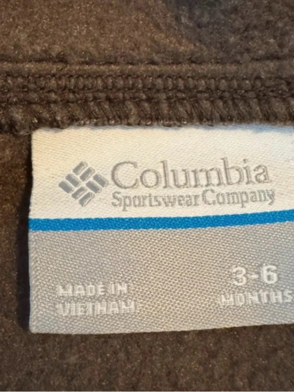 Columbia Baby Brown Bear Hooded Fleece One-Piece